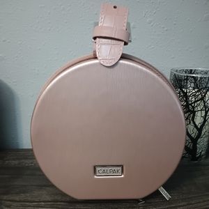 Calpak mini rose gold hatbox